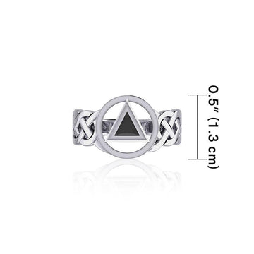 Celtic Recovery Band Ring TRI2272 - Jewelry